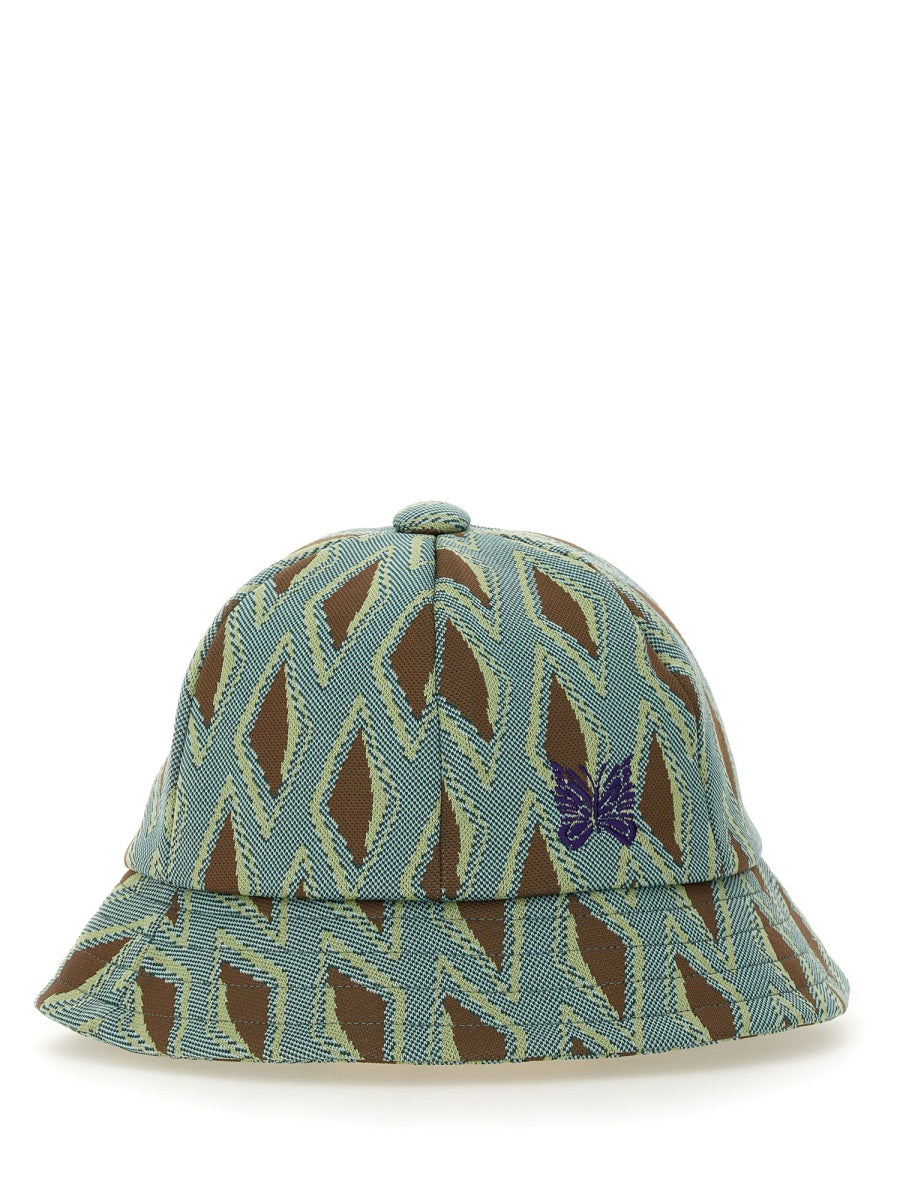 Needles HAT WITH PRINT OT053A-TURQUOISE