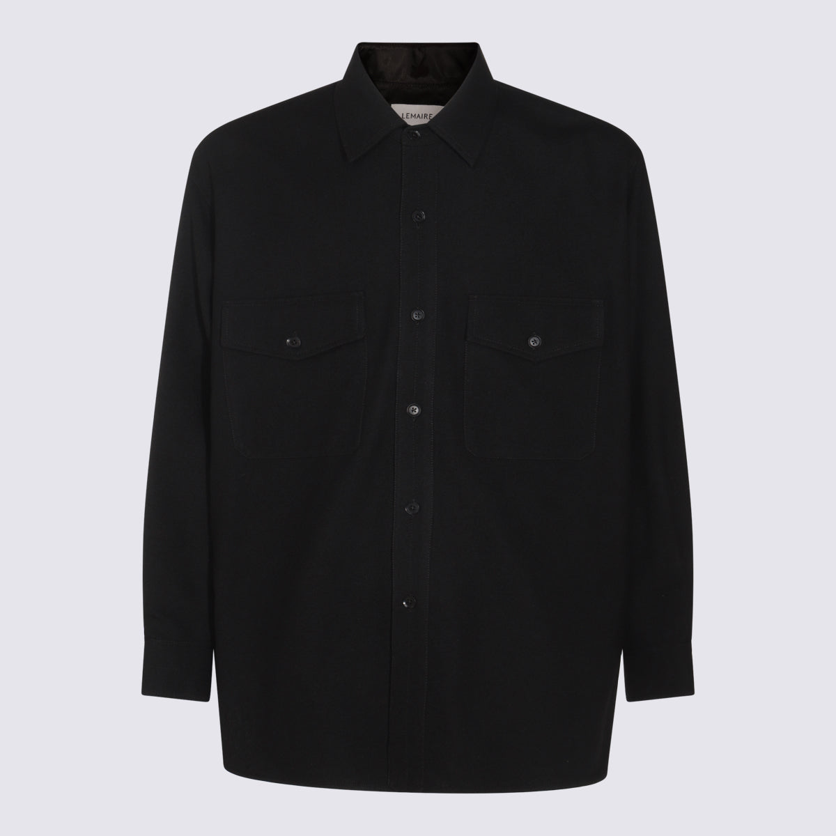 LEMAIRE Shirts Black OV1001LF608BK999