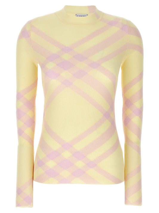 Burberry CHECK SWEATER 8080881SHERBET