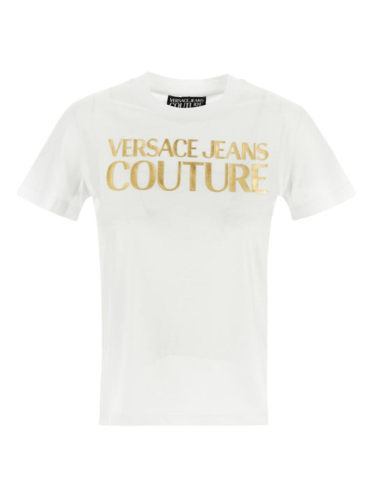 VERSACE JEANS COUTURE VERSACE JEANS COUTURE T-shirt white 76HAHT04CJ00TG03