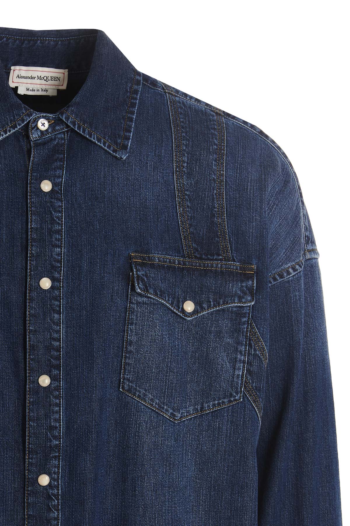 Alexander McQUEEN DENIM SHIRT 735255QUY824001