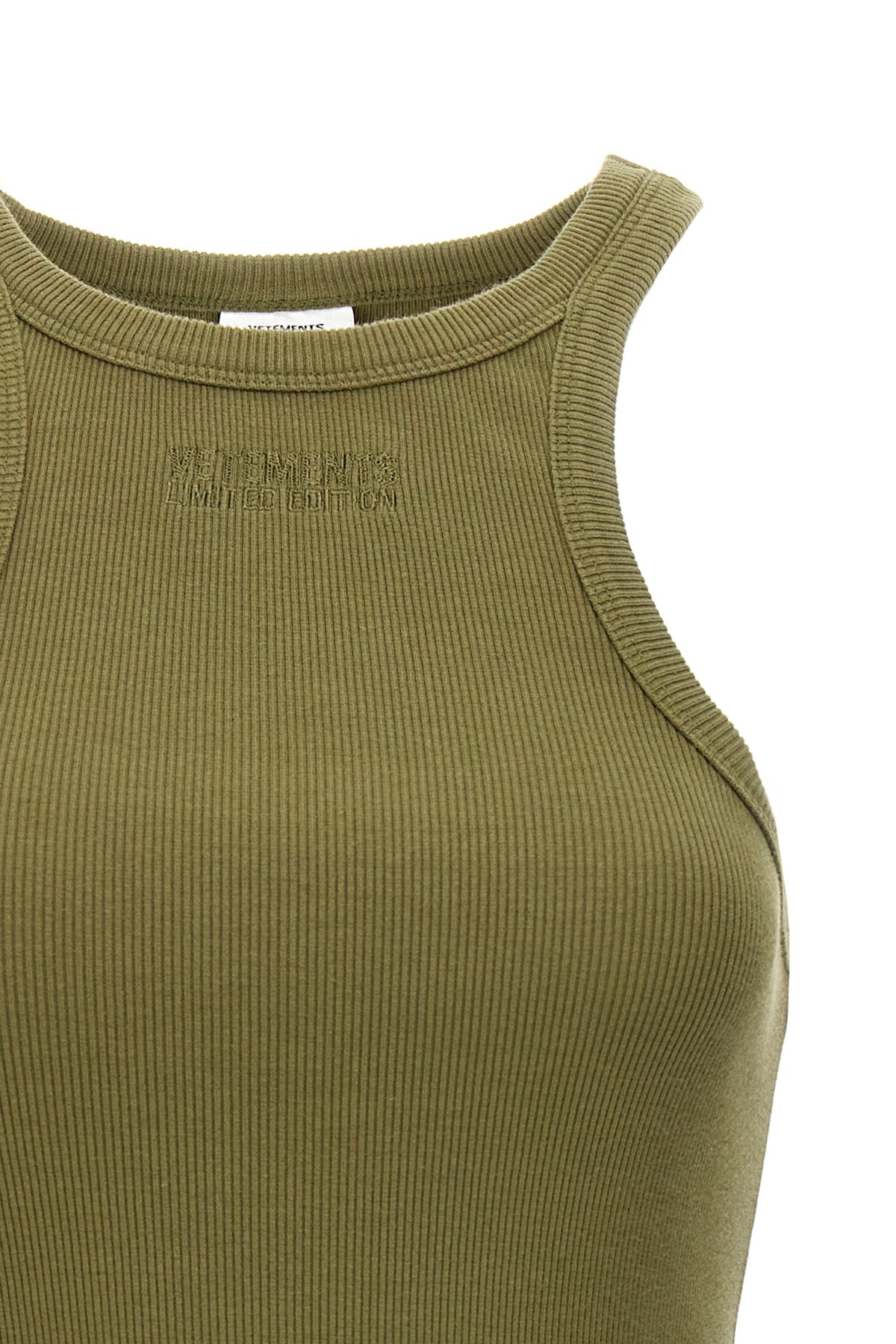 VETEMENTS 'RACING TANK TOP' DRESS WE64DR440ZKHAKI