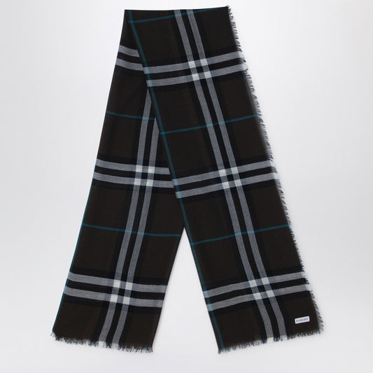 Burberry Light wool scarf Check brown 8090728U153464P_BURBE-C1170