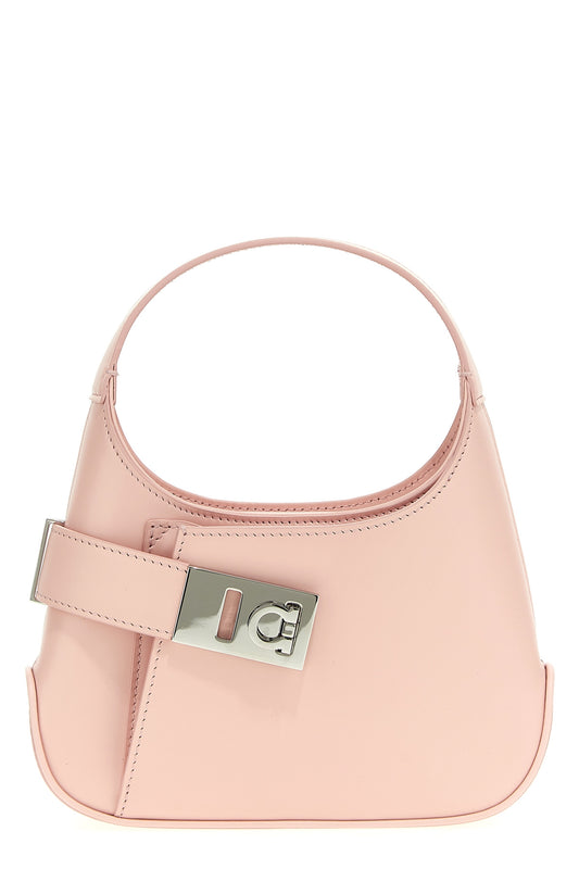 FERRAGAMO 'ARCHIVE MINI' HANDBAG 769169NYLUNDPINK