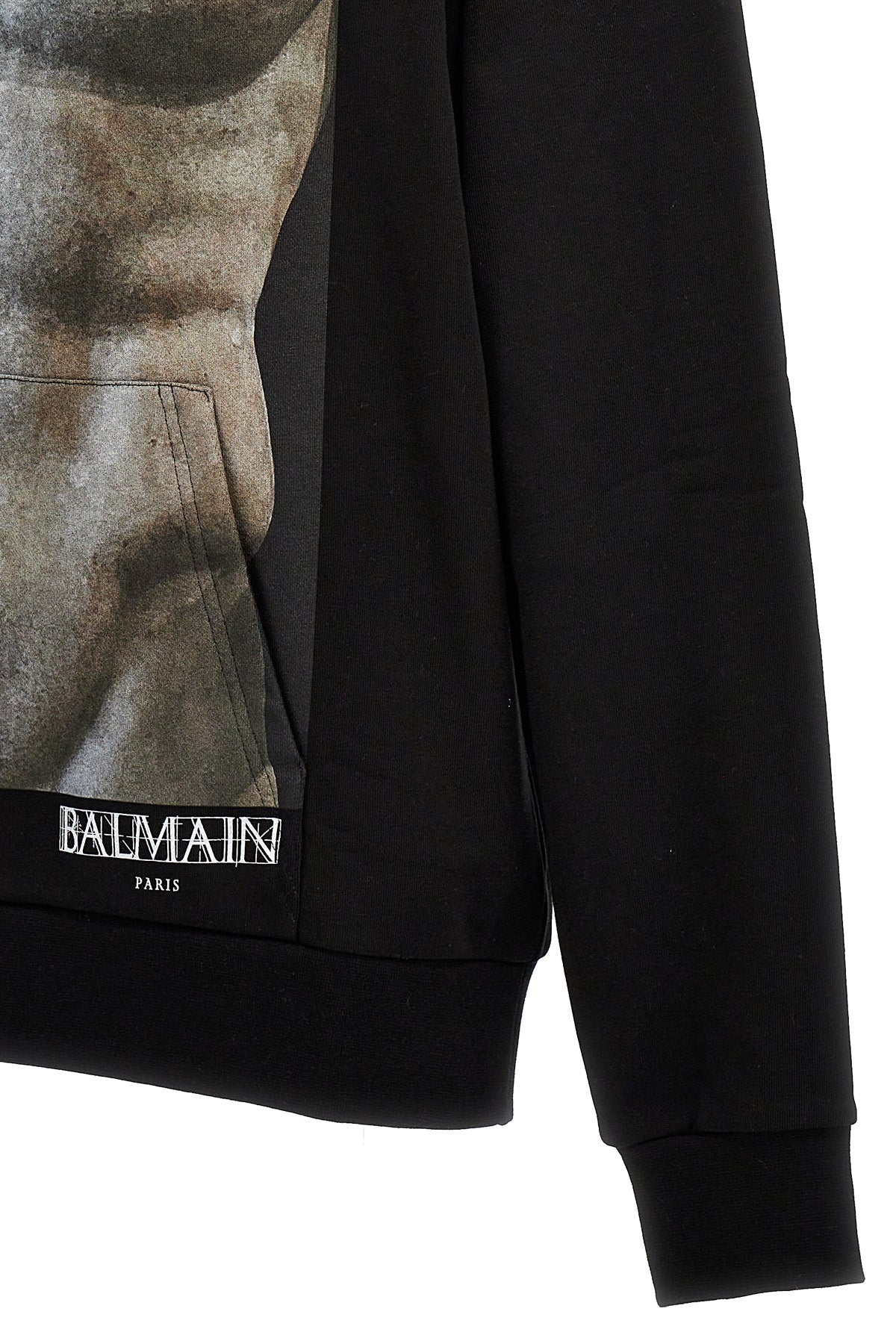 Balmain PRINTED HOODIE AH0JT047GC87EGP