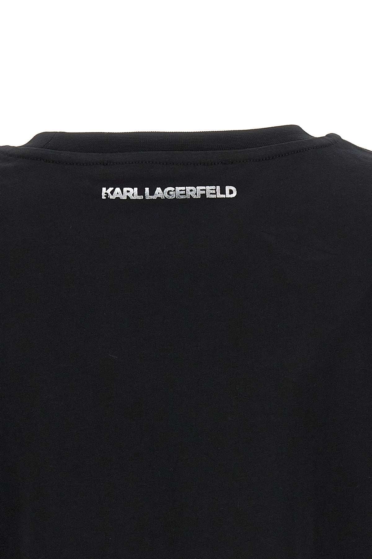 KARL LAGERFELD 'IKONIK 2,0 GLITTER' T-SHIRT 240W1722999