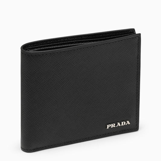 Prada Black Saffiano wallet with logo 2MO5132FPJO_PRADA-F0002