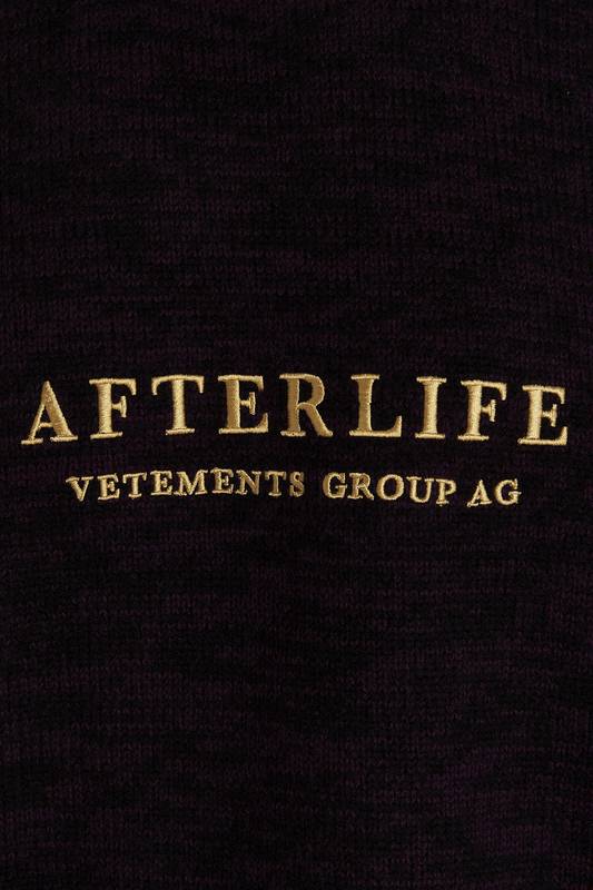 VETEMENTS 'AFTERLIFE' SWEATER UE63KN480PPURPLE