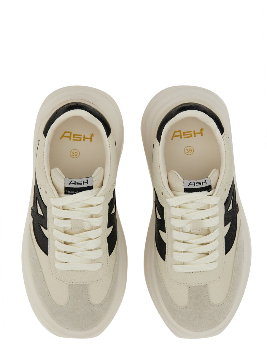 ASH SNEAKER "INSTANT" INSTANT01CALFSUEDEOFFWHITE/BLACK