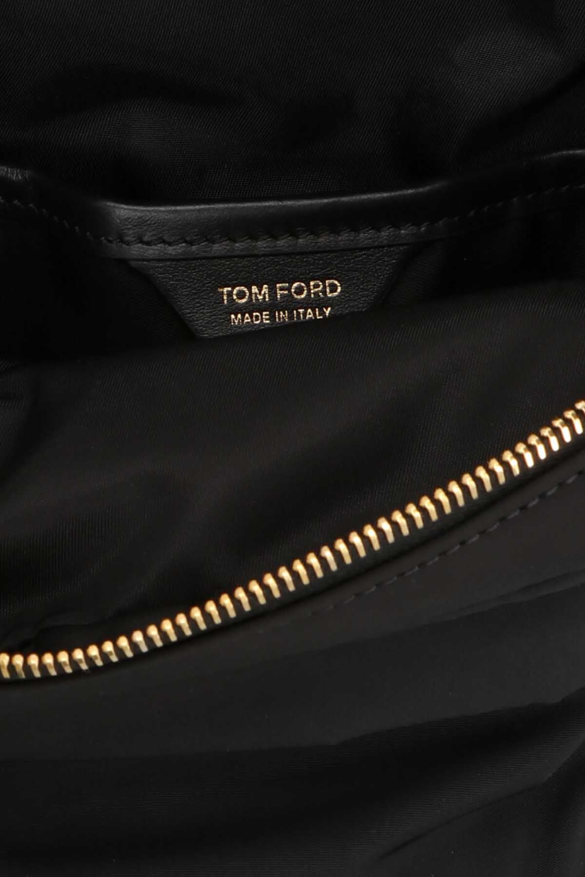 TOM FORD LOGO NYLON CROSSBODY BAG H0461TNY017G1N001