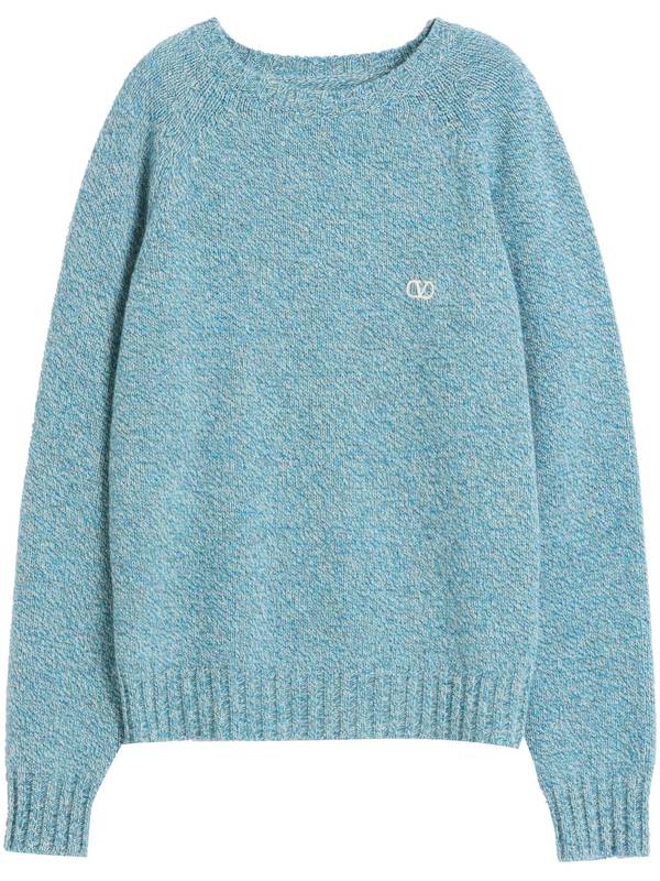 Valentino Garavani Sweaters Clear Blue 6V3KC32RAR7545（ニット・セーター・カーディガン） |  ヴァレンティノのファッション通販 - Stok