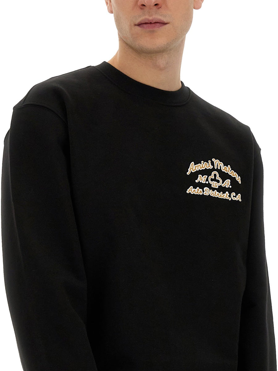 AMIRI SWEATSHIRT WITH LOGO PS24MJG002BLACK