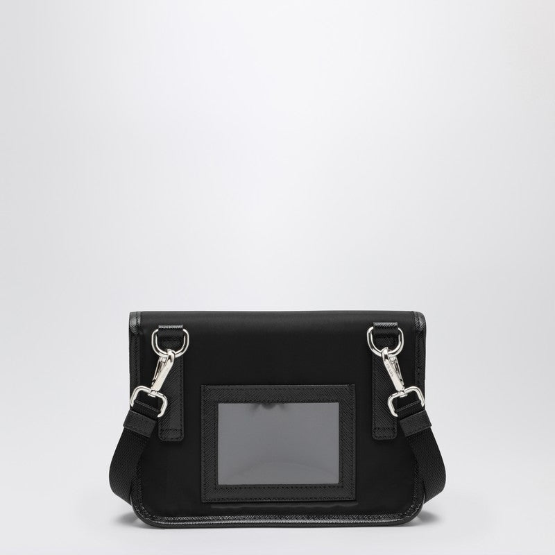 Prada Black Re-Nylon and Saffiano phone holder 2ZH1082DMHP_PRADA-F0002