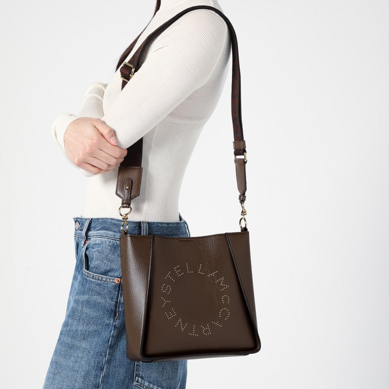 Stella McCartney Logo brown shoulder bag 700073WP0234P_STELL-2000