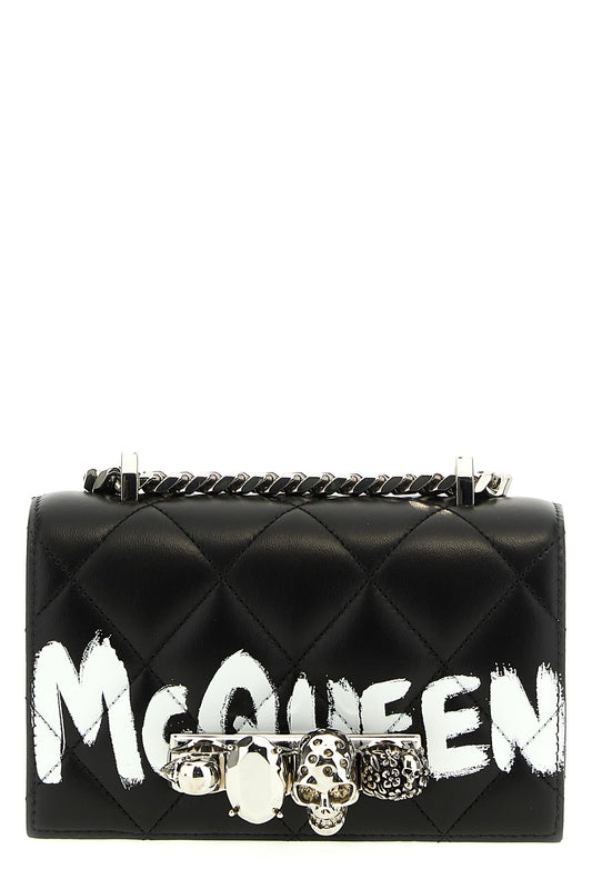 Alexander McQUEEN 'MINI JEWELLED SATCHEL' CROSSBODY BAG 653134DYT111080