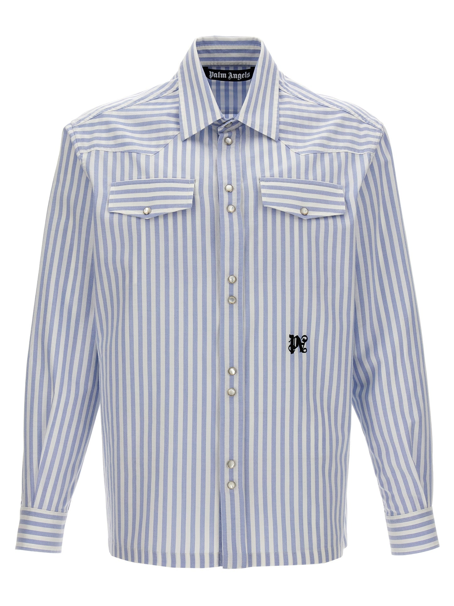 Palm Angels 'MONOGRAM STRIPED' SHIRT PMGE028R24FAB00203400340