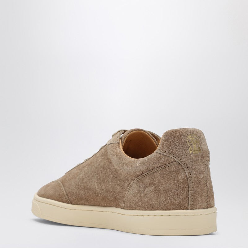 Brunello Cucinelli Beige suede sneaker MZUSILN311LEP_CUCIN-C8051