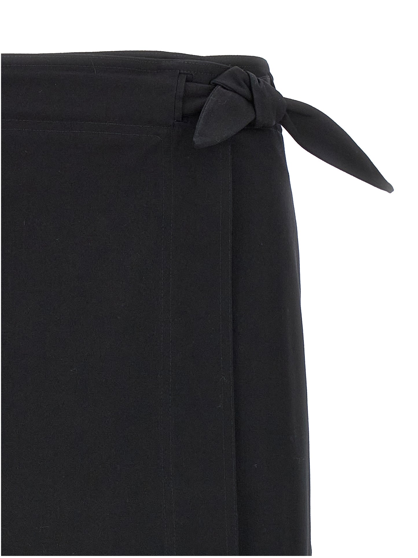 GANNI 'HERRINGBONE CANVAS' SKIRT F9613099