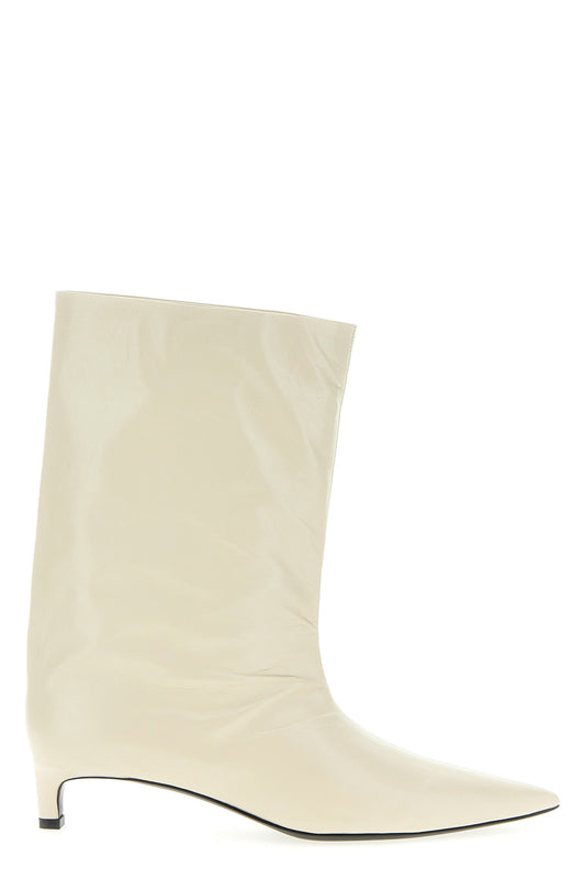 Jil Sander LEATHER ANKLE BOOTS J15WU0015P6521277