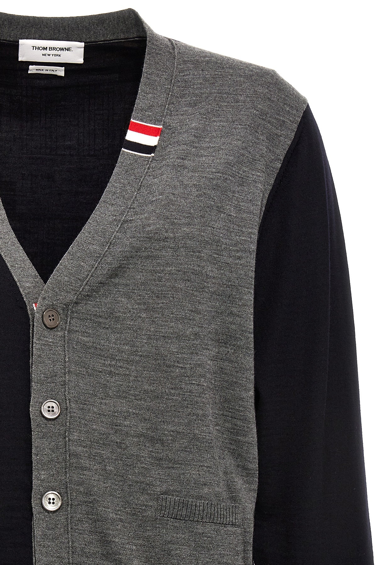 Thom Browne CARDIGAN 'RWB' MKC489FY1014415