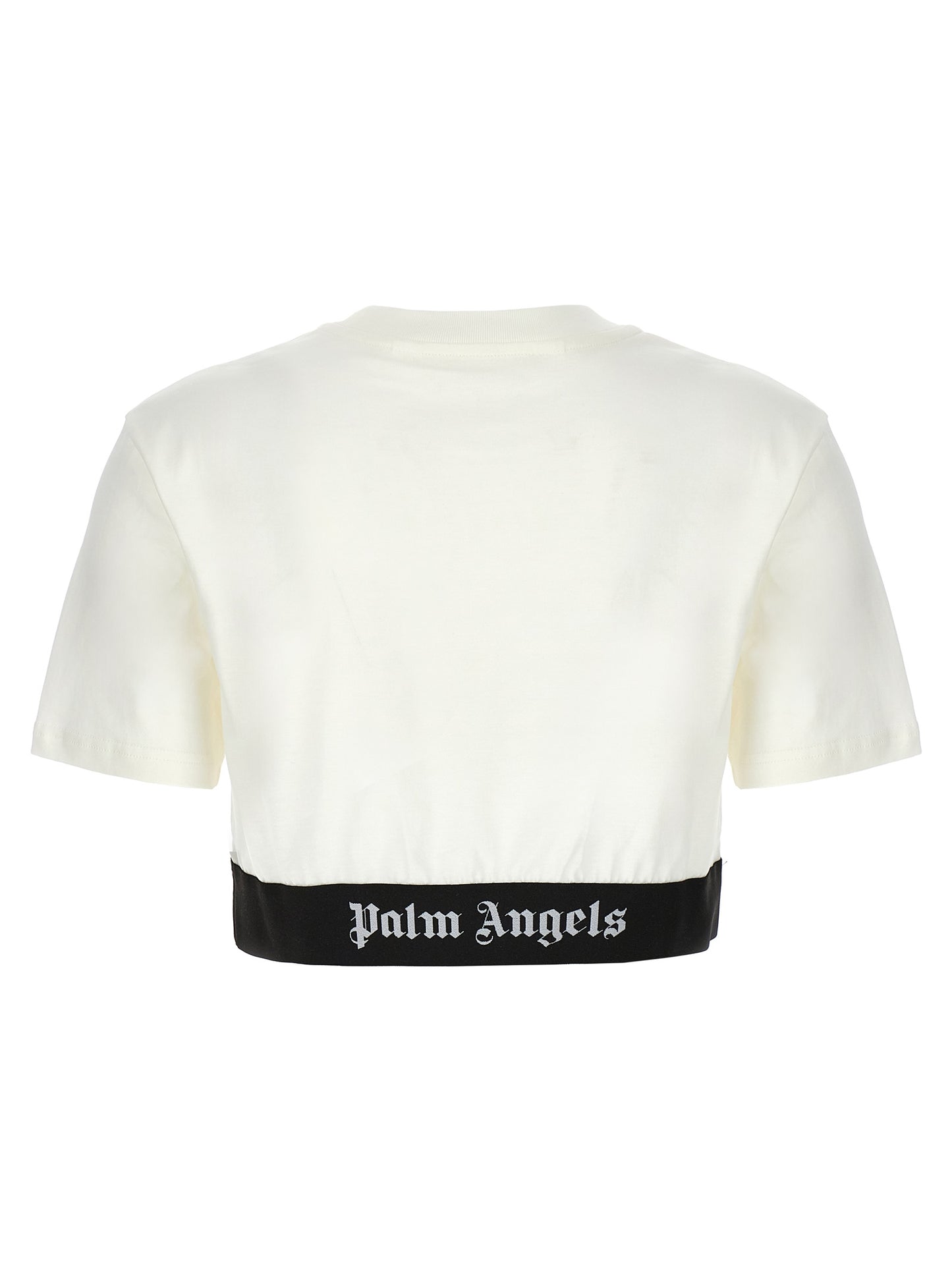 Palm Angels 'LOGO TAPE CROP' T-SHIRT PWAA051S24JER00103100310