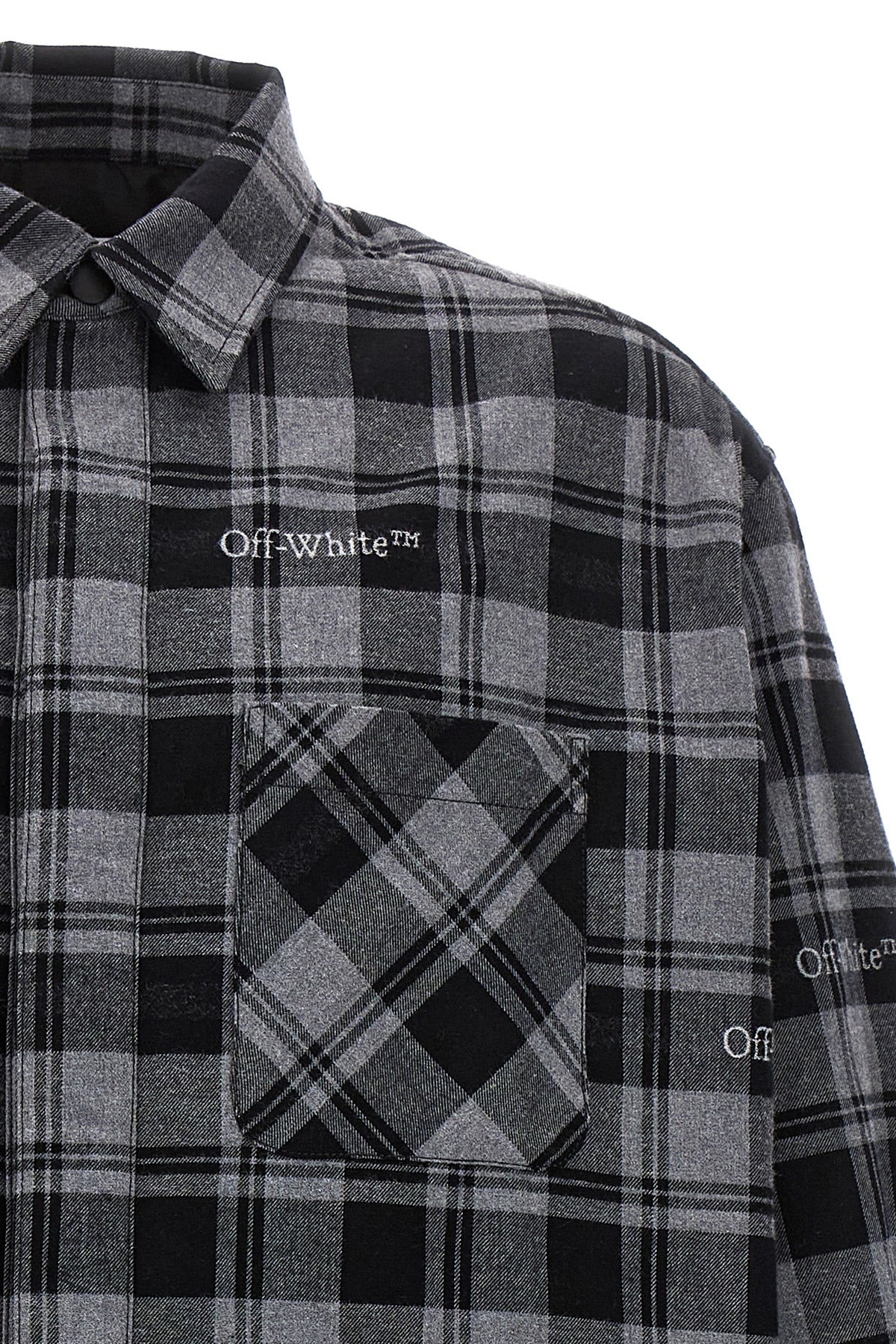 Off-White 'CHECK FLANNEL PADDED' JACKET OMES003F23FAB00108000800