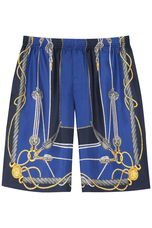 VERSACE bermuda versace nautical in seta 10024761A097625U170