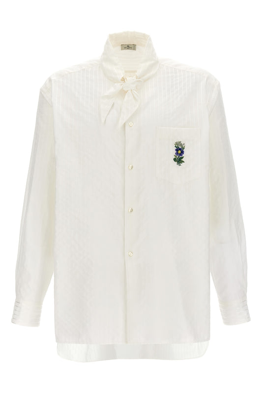 ETRO FLORAL EMBROIDERY SHIRT 1K9447109990