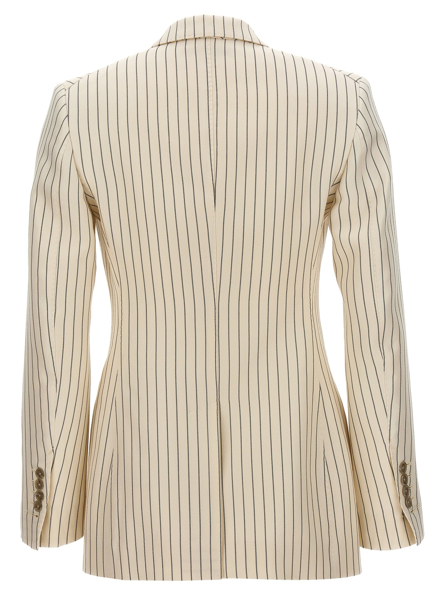 TOM FORD STRIPED DOUBLE-BREASTED BLAZER GI2971FAX1158XECBL