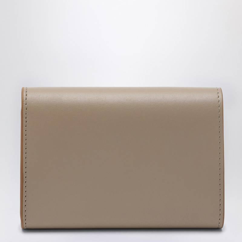 LOEWE Sand coloured Pebble small wallet CANBS33X01LEQ_LOEW-2150