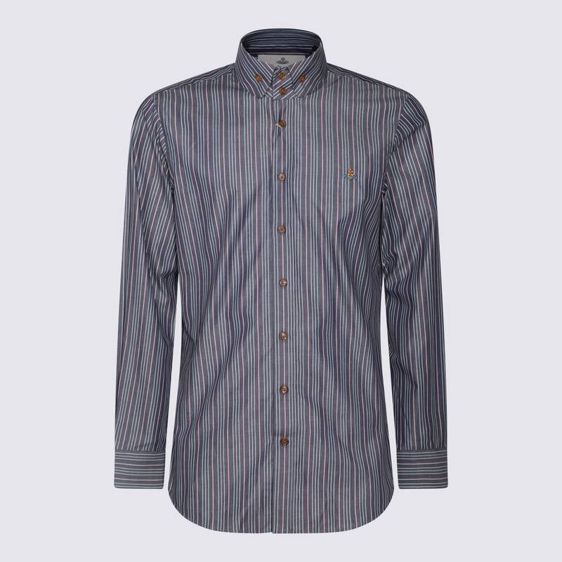 Vivienne Westwood Shirts Blue 24010005W00VLK205