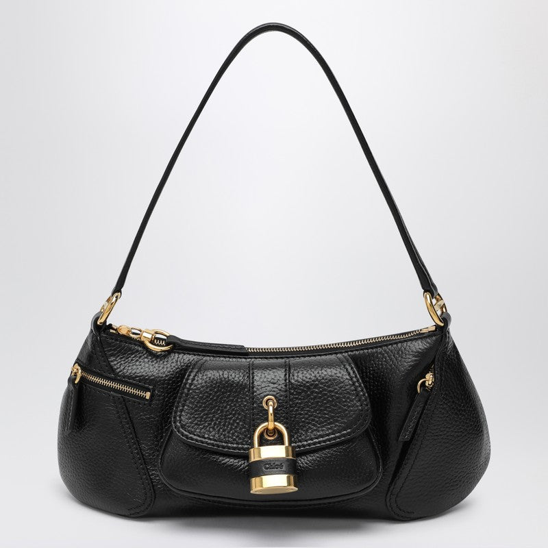 Chloé The 99 black grained leather bag CHC24AS710N84P_CHLOE-001