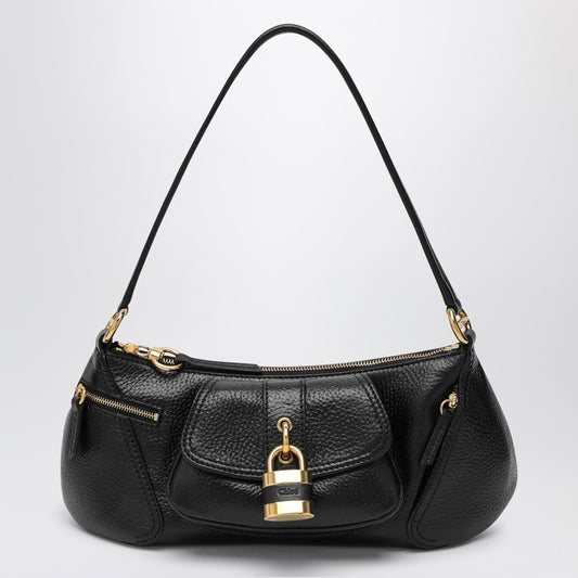 Chloé The 99 black grained leather bag CHC24AS710N84P_CHLOE-001