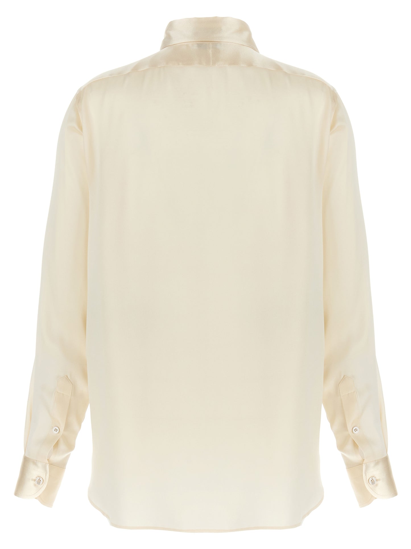 TOM FORD PLEATED PLASTRON SHIRT CA3269FAX1191AW035