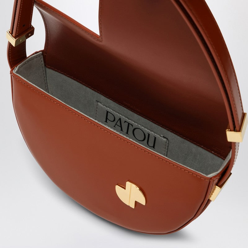 Patou Le Small Patou dark orange leather bag BA0245032LEP_PATOU-220A