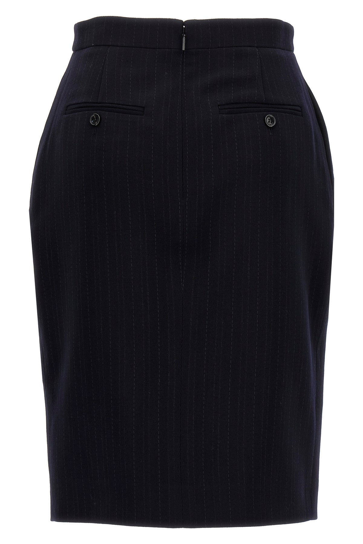 SAINT LAURENT SLIT PENCIL SKIRT