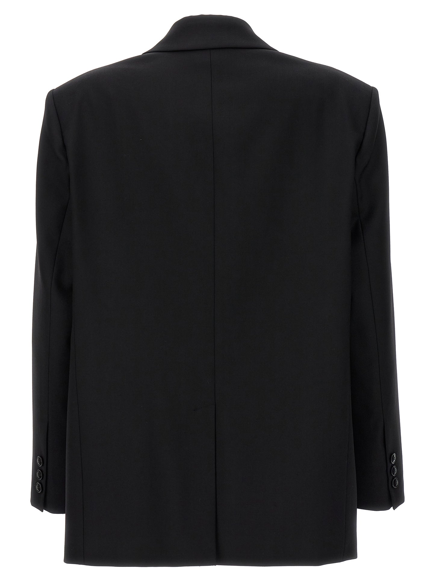 Elisabetta Franchi DOUBLE-BREASTED WOOL BLAZER GI06341E2110