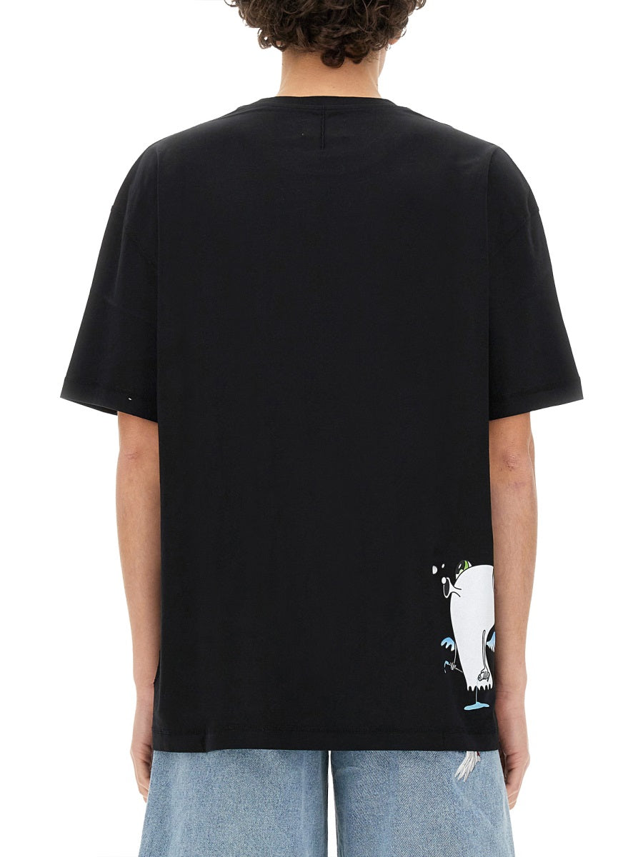 3.PARADIS X EDGAR PLANS T-SHIRT SS2490BLACK