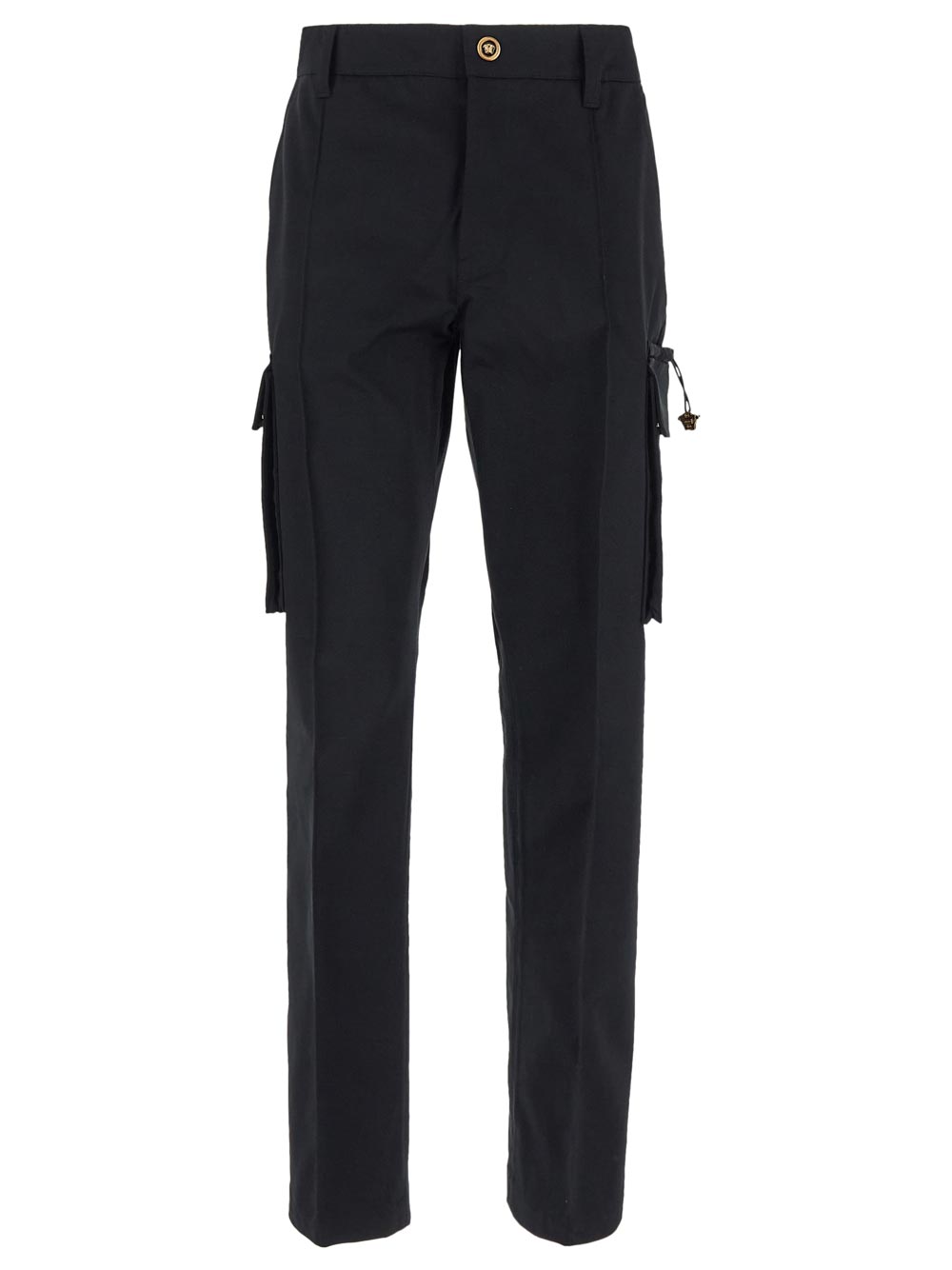 VERSACE Trousers Nero 10139991A099501B000