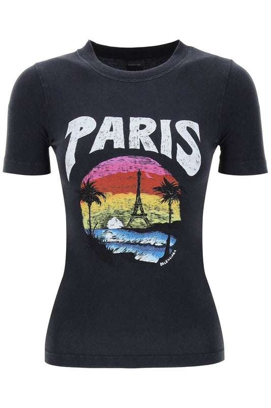 Balenciaga paris tropical t-shirt