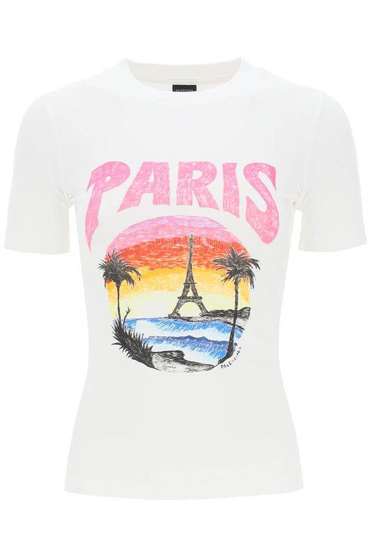 Balenciaga paris tropical t-shirt
