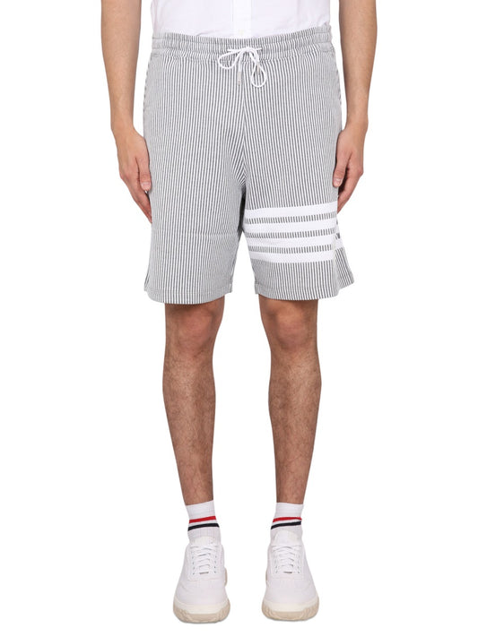 Thom Browne STRIPED BERMUDA SHORTS MJQ166AJ0063055