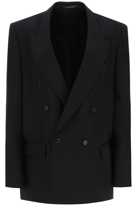 Balenciaga double-breasted jacket in grain de poudre