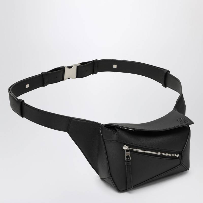 LOEWE Mini Puzzle bumbag in black leather B510EB1X03LEQ_LOEW-1100