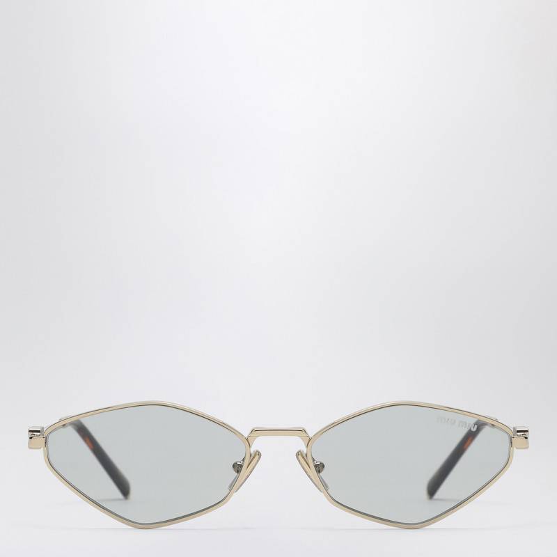 MIU MIU Miu Regard gold/light green sunglasses 0MU56ZSMETP_MIU-ZVN50K56