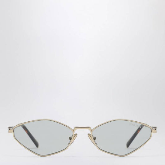 MIU MIU Miu Regard gold/light green sunglasses 0MU56ZSMETP_MIU-ZVN50K56