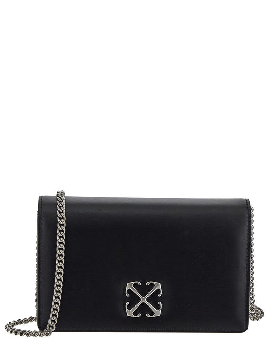 Off-White Crossbody bags black OWNR032C99LEA0011072