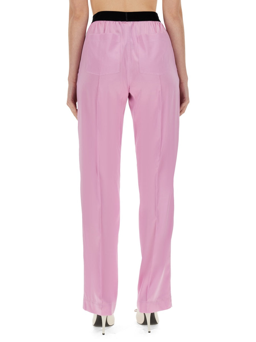 TOM FORD PANTS WITH LOGO PAW397FAX881GV377