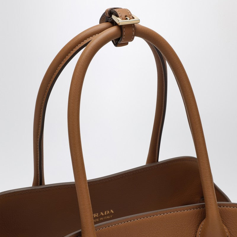 Prada Medium caramel leather shopping bag 1BG538OOO2CYSP_PRADA-F03BH