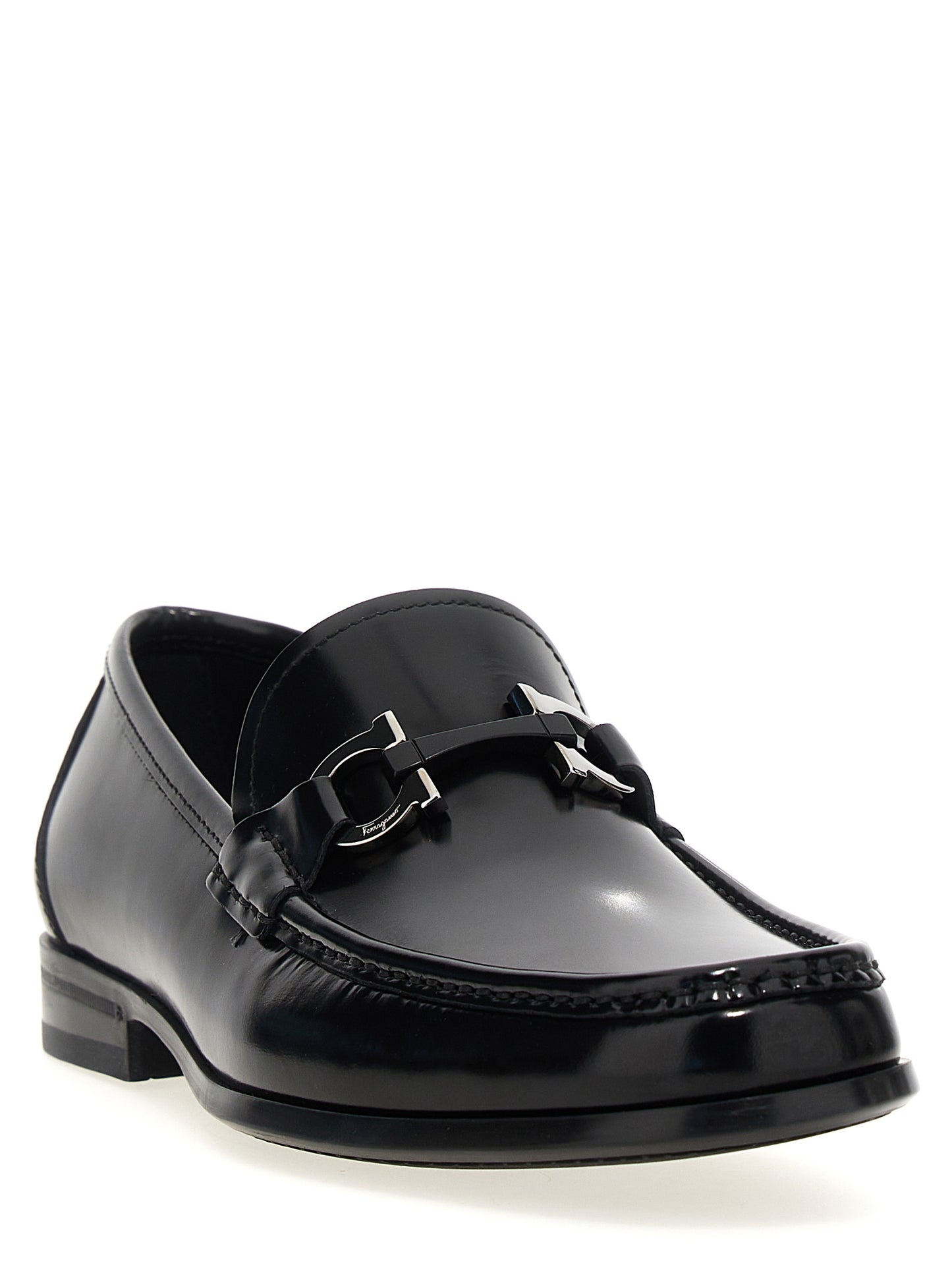 FERRAGAMO 'GRANDIOSO2' LOAFERS 774495NERO